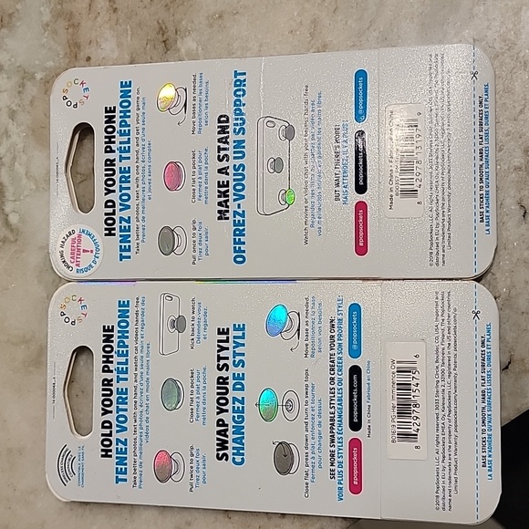 NWT POPSOCKET PopMinis Triple Black 3 Pack and FullSize Her Imminence Phone Grip - Picture 2 of 4